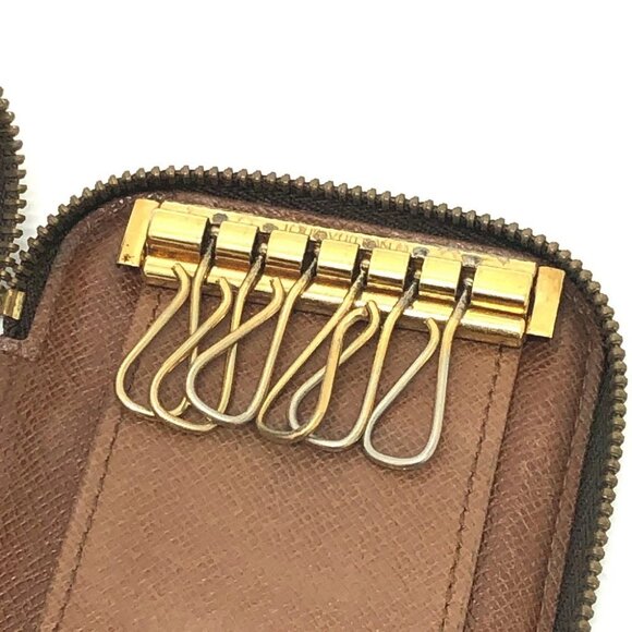 LOUIS VUITTON M62610 Pochette-6Cré Monogram Round 6-row key holder Key Case - Picture 10 of 15